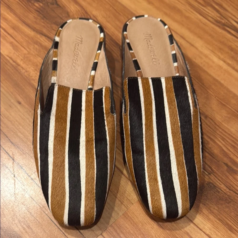 Madewell Black and Brown Mules Comfortable Stylish Footwear - Picture 4 of 4